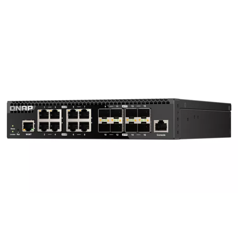 QNAP QSW-M3216R-8S8T Switch di rete managed L2/L3 10G Ethernet (100/1000/10000) 1U nero