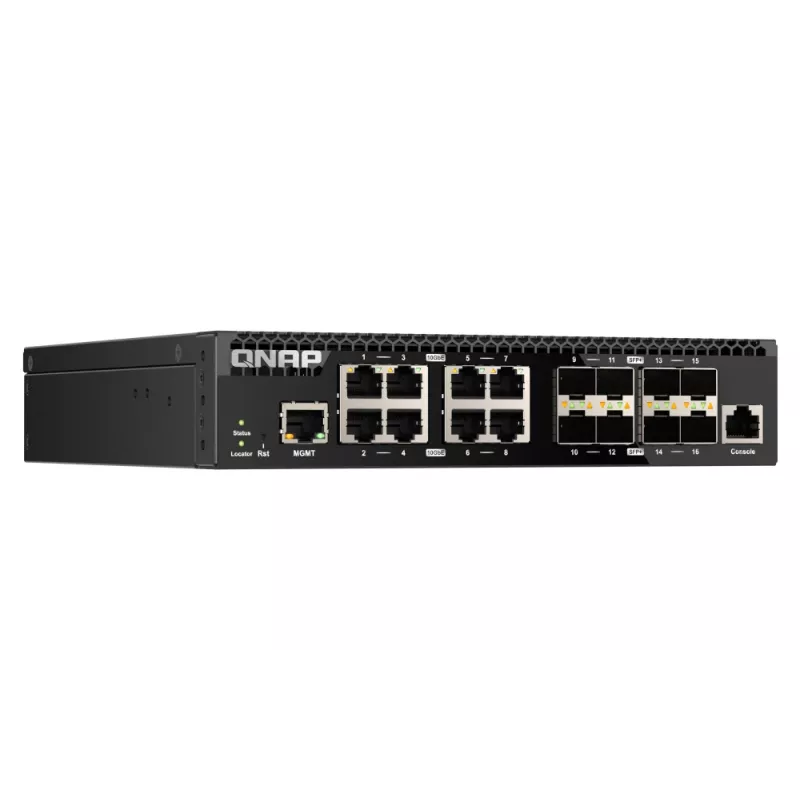 QNAP QSW-M3216R-8S8T Switch di rete managed L2/L3 10G Ethernet (100/1000/10000) 1U nero