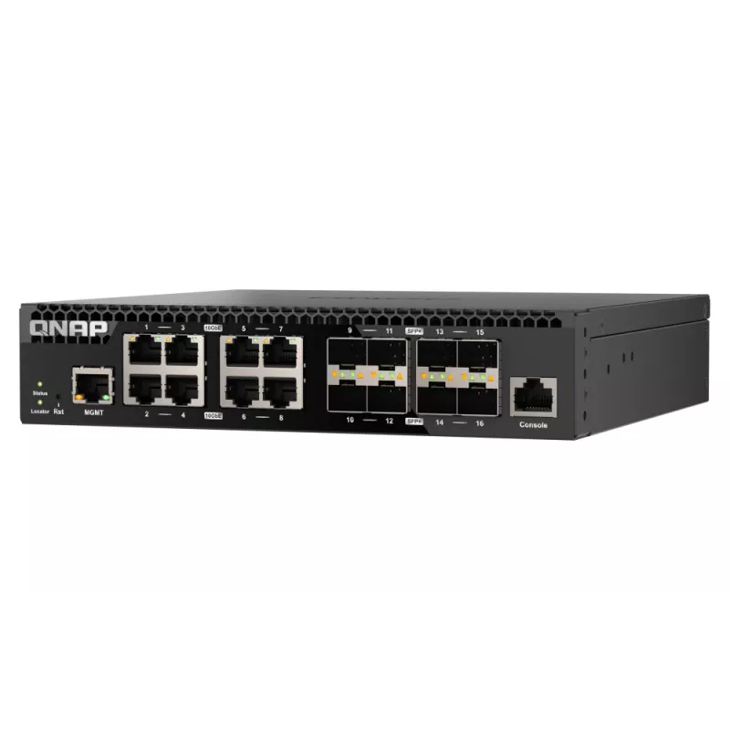 QNAP QSW-M3216R-8S8T Switch di rete managed L2/L3 10G Ethernet (100/1000/10000) 1U nero