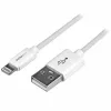 StarTech.com Cavo USB su Lightning 1 m – Cavo di ricarica per iPhone/iPad/iPod – Cavo Lightning su USB con ricarica rapida – Certificato Apple MFi – bianco