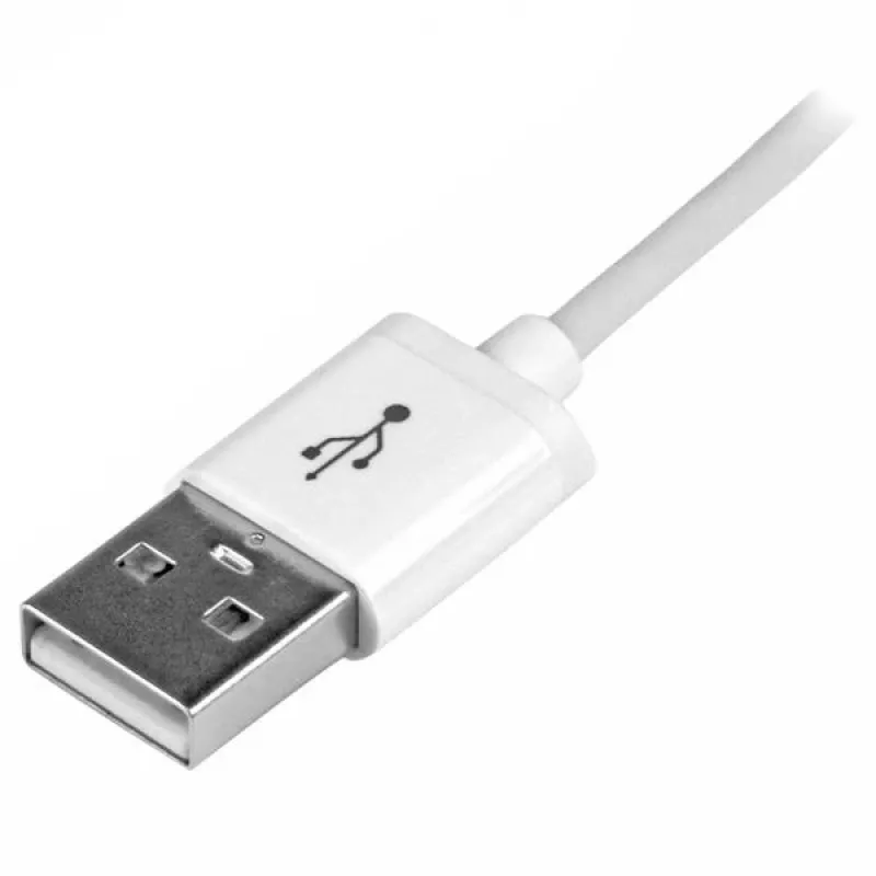 StarTech.com Cavo USB su Lightning 1 m – Cavo di ricarica per iPhone/iPad/iPod – Cavo Lightning su USB con ricarica rapida – Certificato Apple MFi – bianco