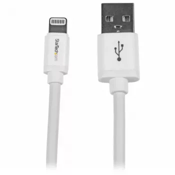 StarTech.com Cavo USB su Lightning 2 m (6 ft.) - Cavo di ricarica lungo per iPhone / iPad / iPod - Cavo Lightning su USB - Certificato Apple MFi - bianco