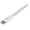 StarTech.com Cavo USB su Lightning 2 m (6 ft.) - Cavo di ricarica lungo per iPhone / iPad / iPod - Cavo Lightning su USB - Certificato Apple MFi - bianco