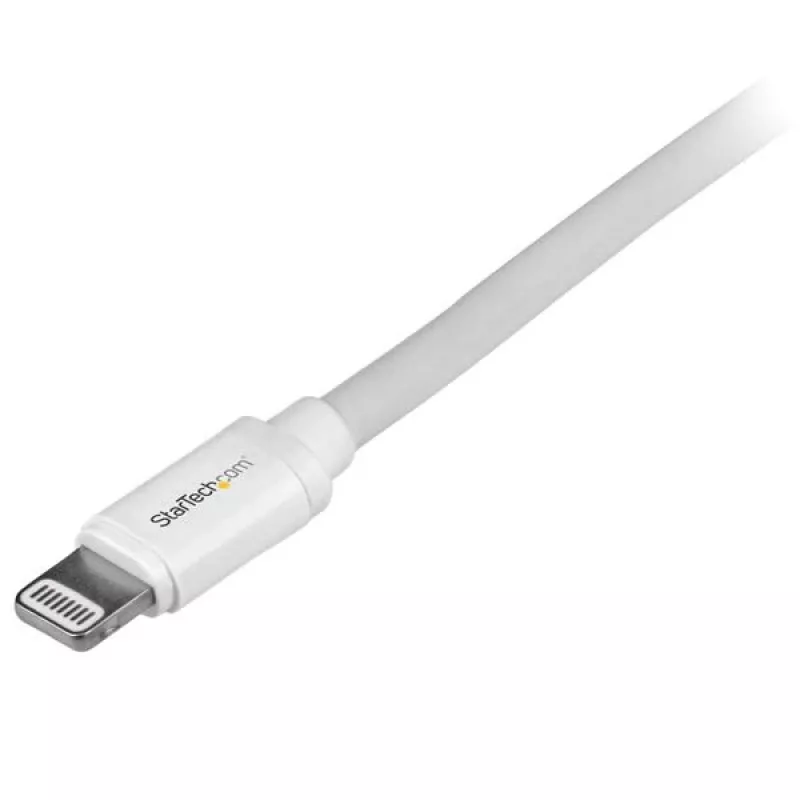 StarTech.com Cavo USB su Lightning 2 m (6 ft.) - Cavo di ricarica lungo per iPhone / iPad / iPod - Cavo Lightning su USB - Certificato Apple MFi - bianco