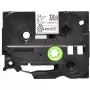 Nastro per etichettatrice Brother TZE-SE5 — 24 mm x 8 m, nero su bianco