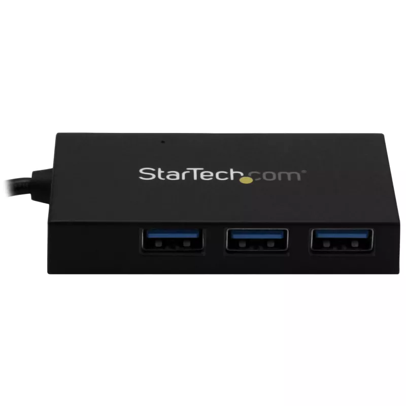 StarTech.com hub USB 3.0 4 porte - hub USB Type-A con 1x USB-C e 3x USB-A (SuperSpeed 5 Gbit/s) - alimentazione bus USB - hub adattatore USB 3.1 Gen 1 - hub USB portatile/per laptop