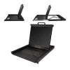StarTech.com Console KVM rackmount – KVM VGA single-port con monitor LCD 19 inch per armadio server – Cassetto KVM LCD universale 1HE completo di cavi e hardware – Supporto USB – 50.000 MTBF