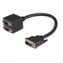 StarTech.com cavo splitter video digitale DVI-D a 2x DVI-D 30cm (1 ft) - M/F~1 ft DVI-D a 2x DVI-D cavo splitter video digitale - M/F