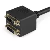 StarTech.com cavo splitter video digitale DVI-D a 2x DVI-D 30cm (1 ft) - M/F~1 ft DVI-D a 2x DVI-D cavo splitter video digitale - M/F