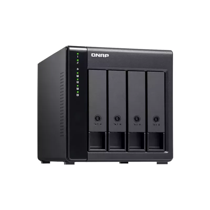 QNAP contenitore di storage JBOD desktop SATA 6Gbps ad alte prestazioni | TL-D400S | nero