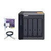 QNAP contenitore di storage JBOD desktop SATA 6Gbps ad alte prestazioni | TL-D400S | nero