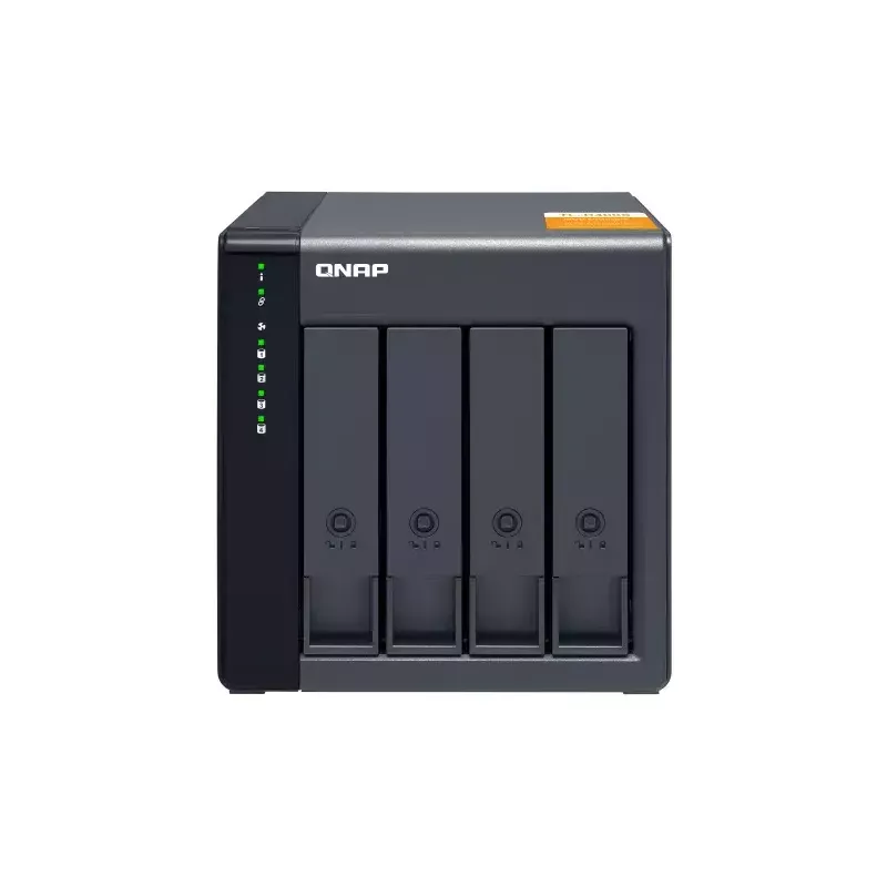 QNAP contenitore di storage JBOD desktop SATA 6Gbps ad alte prestazioni | TL-D400S | nero