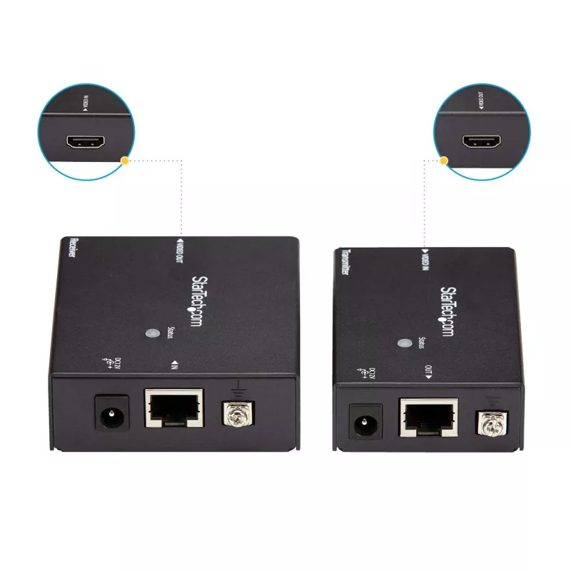 StarTech.com extender HDMI su CAT5e HDBaseT - alimentazione tramite cavo - Ultra HD 4K - TAA