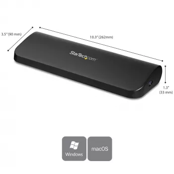 StarTech.com docking station USB 3.0 dual monitor con HDMI e DVI/VGA