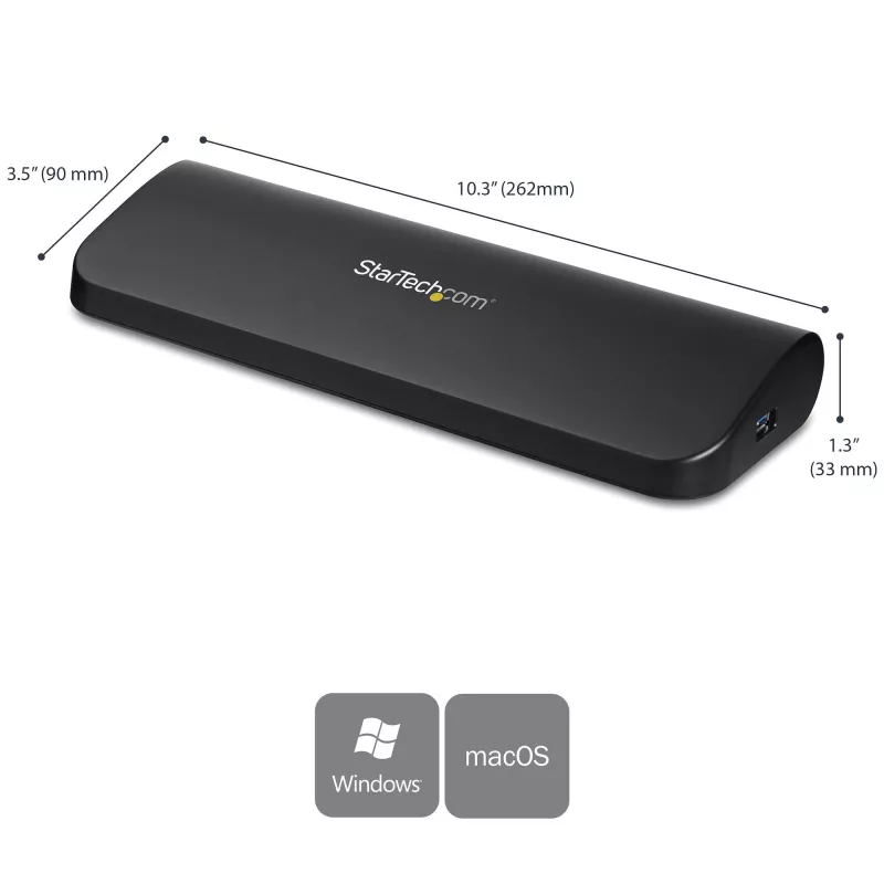 StarTech.com docking station USB 3.0 dual monitor con HDMI e DVI/VGA