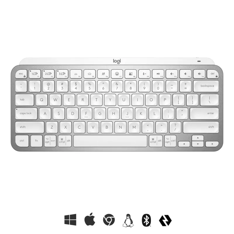 Logitech MX Keys Mini tastiera wireless illuminata mini QWERTY