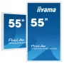 Display signage iiyama TF5539UHSC-W1AG 139,7 cm (55 inch) LED 500 cd/m² 4K Ultra HD bianco touchscreen 24/7