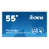 Display signage iiyama TF5539UHSC-W1AG 139,7 cm (55 inch) LED 500 cd/m² 4K Ultra HD bianco touchscreen 24/7