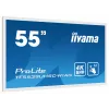 Display signage iiyama TF5539UHSC-W1AG 139,7 cm (55 inch) LED 500 cd/m² 4K Ultra HD bianco touchscreen 24/7