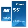 Display signage iiyama TF5539UHSC-W1AG 139,7 cm (55 inch) LED 500 cd/m² 4K Ultra HD bianco touchscreen 24/7