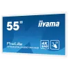 Display signage iiyama TF5539UHSC-W1AG 139,7 cm (55 inch) LED 500 cd/m² 4K Ultra HD bianco touchscreen 24/7