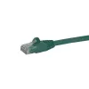 StarTech.com cavo Ethernet CAT6 da 1 m – linea Ethernet Gigabit CAT 6 verde – 250 MHz 100 W PoE RJ45 UTP cavo di rete/patch, protezione linguetta con scarico di trazione, testato singolarmente