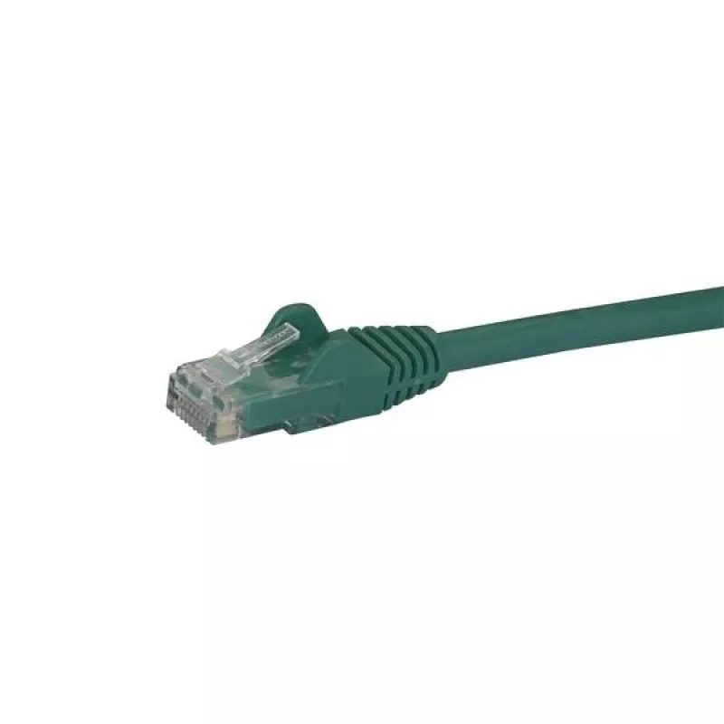 StarTech.com cavo Ethernet CAT6 da 1 m – linea Ethernet Gigabit CAT 6 verde – 250 MHz 100 W PoE RJ45 UTP cavo di rete/patch, protezione linguetta con scarico di trazione, testato singolarmente