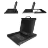 StarTech.com console KVM rackmount - KVM VGA a porta singola con monitor LCD da 17 pollici per rack server - cassetto KVM LCD 1U universale completo con cavi e hardware - supporto USB - 50.000 MTBF
