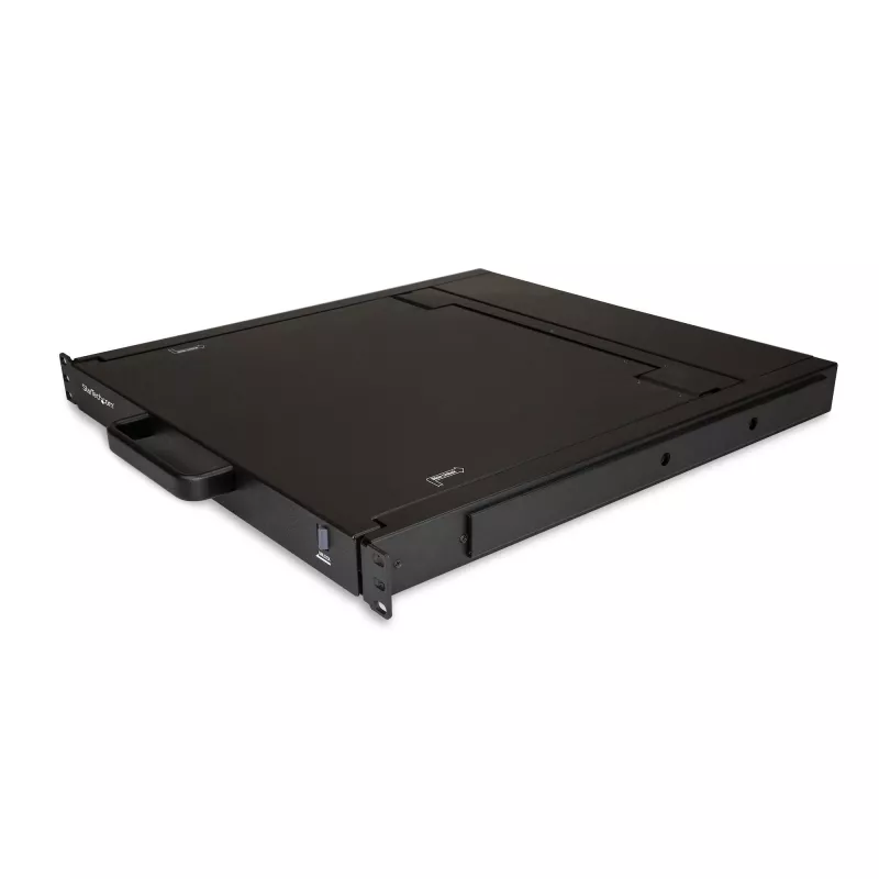 StarTech.com console KVM rackmount - KVM VGA a porta singola con monitor LCD da 17 pollici per rack server - cassetto KVM LCD 1U universale completo con cavi e hardware - supporto USB - 50.000 MTBF