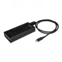 StarTech.com HB30C5A2CST hub USB 3.0 a 7 porte, da USB-C a 5x USB-A e 2x USB-C, porta di ricarica rapida, industriale, in metallo