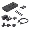 StarTech.com HB30C5A2CST hub USB 3.0 a 7 porte, da USB-C a 5x USB-A e 2x USB-C, porta di ricarica rapida, industriale, in metallo