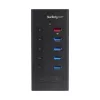 StarTech.com HB30C5A2CST hub USB 3.0 a 7 porte, da USB-C a 5x USB-A e 2x USB-C, porta di ricarica rapida, industriale, in metallo