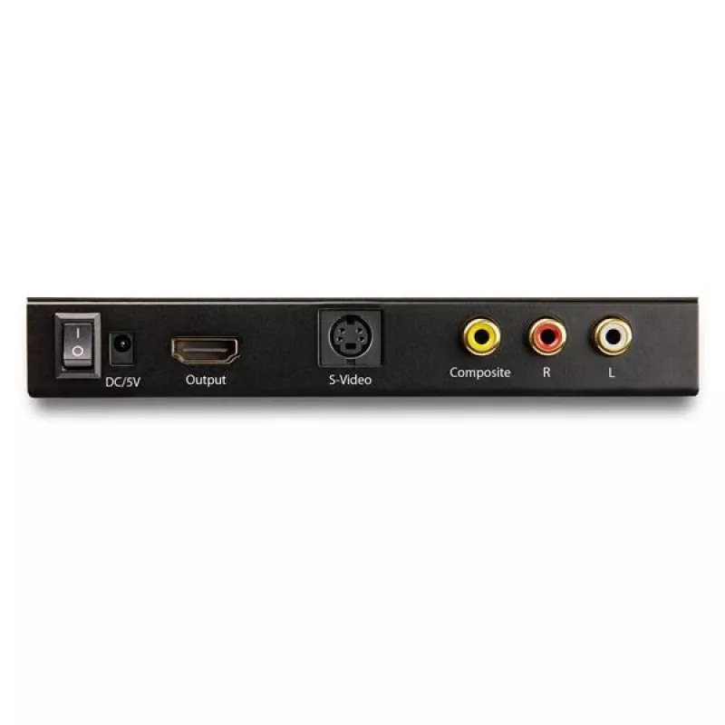 StarTech.com convertitore S-Video o Composite a HDMI con audio – 720p – NTSC e PAL