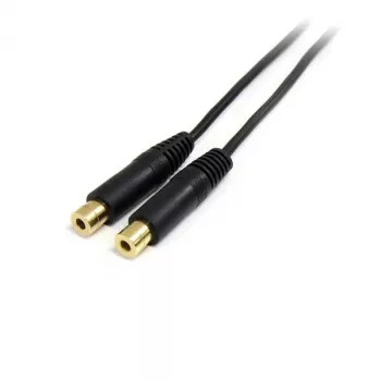 StarTech.com cavo splitter stereo da 15 cm – connettore maschio 3,5 mm a 2x connettore femmina 3,5 mm