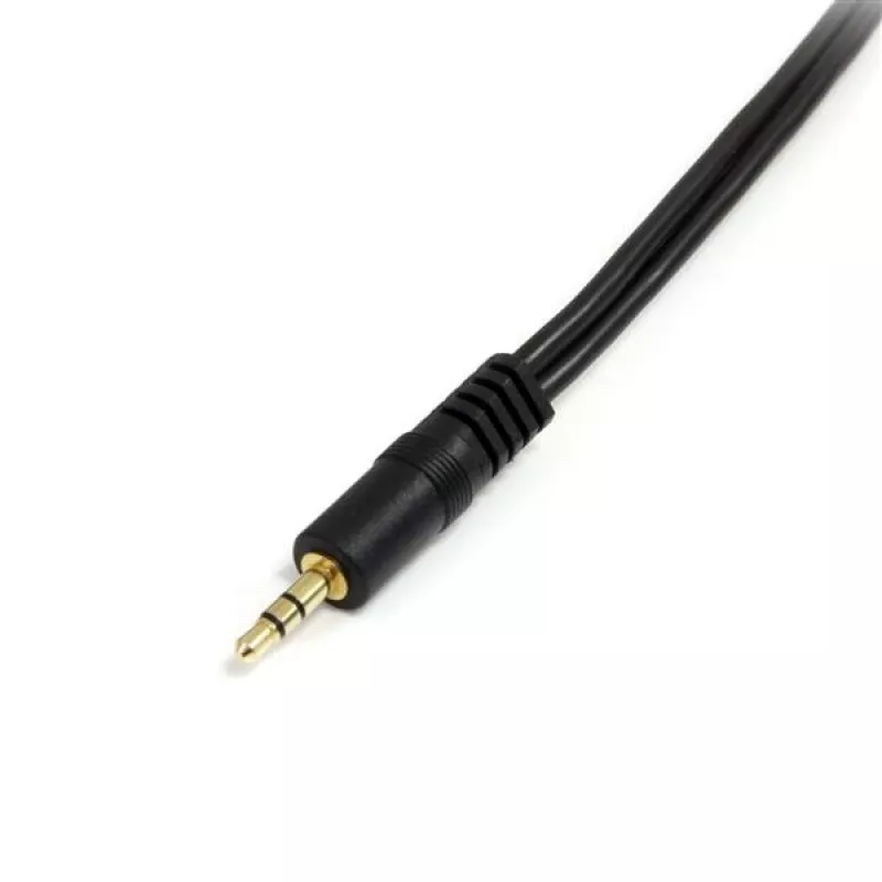 StarTech.com cavo splitter stereo da 15 cm – connettore maschio 3,5 mm a 2x connettore femmina 3,5 mm