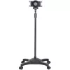 StarTech.com supporto mobile per tablet con ruote bloccabili – carrello regolabile in altezza – supporto universale mobile da pavimento per tablet da 7 a 11 pollici, supporto portatile per tablet con supporto rimovibile