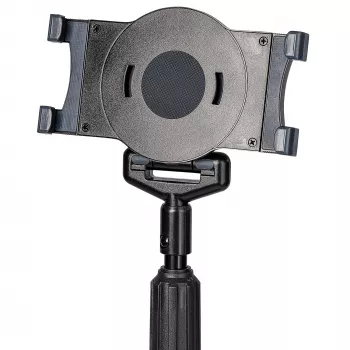 StarTech.com supporto mobile per tablet con ruote bloccabili – carrello regolabile in altezza – supporto universale mobile da pavimento per tablet da 7 a 11 pollici, supporto portatile per tablet con supporto rimovibile