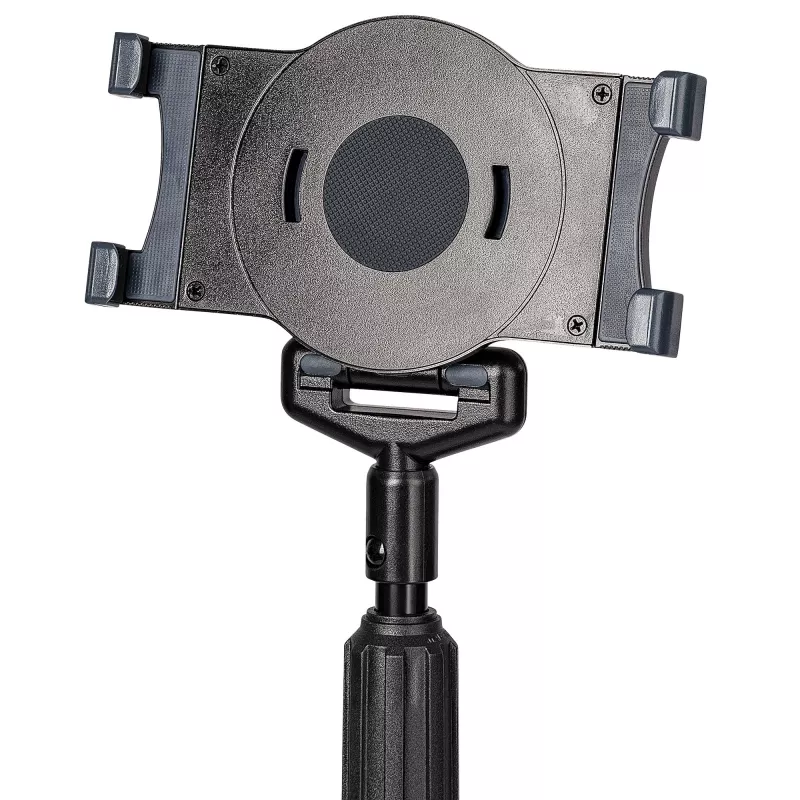StarTech.com supporto mobile per tablet con ruote bloccabili – carrello regolabile in altezza – supporto universale mobile da pavimento per tablet da 7 a 11 pollici, supporto portatile per tablet con supporto rimovibile