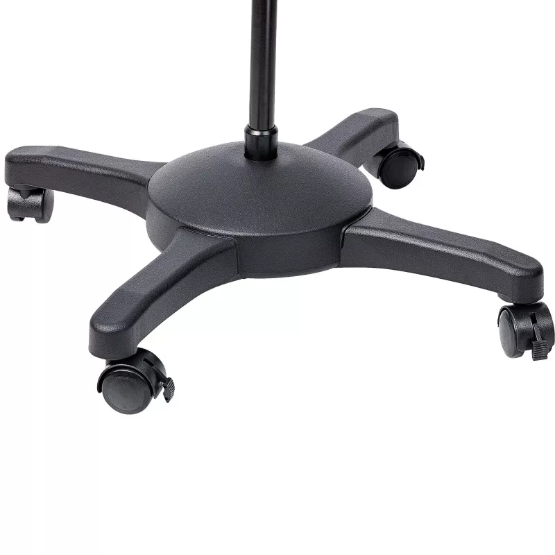 StarTech.com supporto mobile per tablet con ruote bloccabili – carrello regolabile in altezza – supporto universale mobile da pavimento per tablet da 7 a 11 pollici, supporto portatile per tablet con supporto rimovibile
