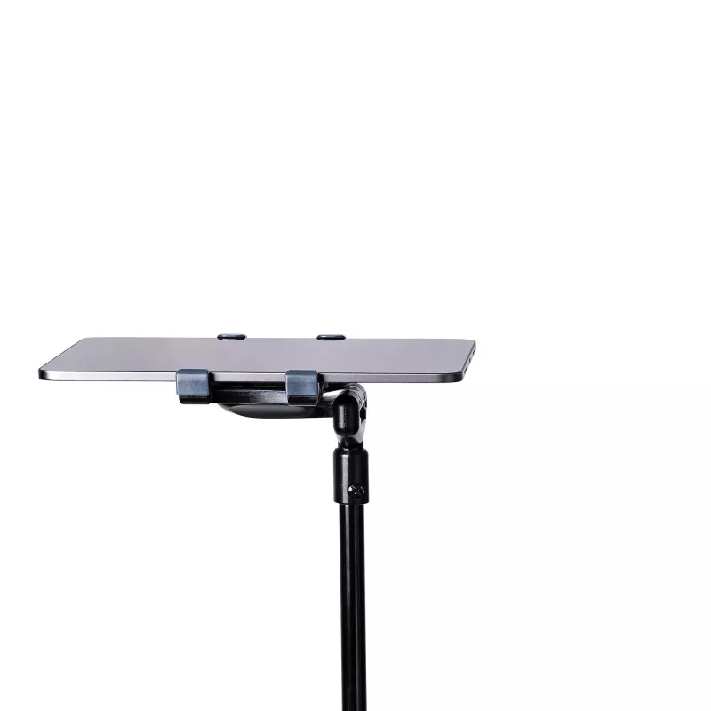 StarTech.com supporto mobile per tablet con ruote bloccabili – carrello regolabile in altezza – supporto universale mobile da pavimento per tablet da 7 a 11 pollici, supporto portatile per tablet con supporto rimovibile