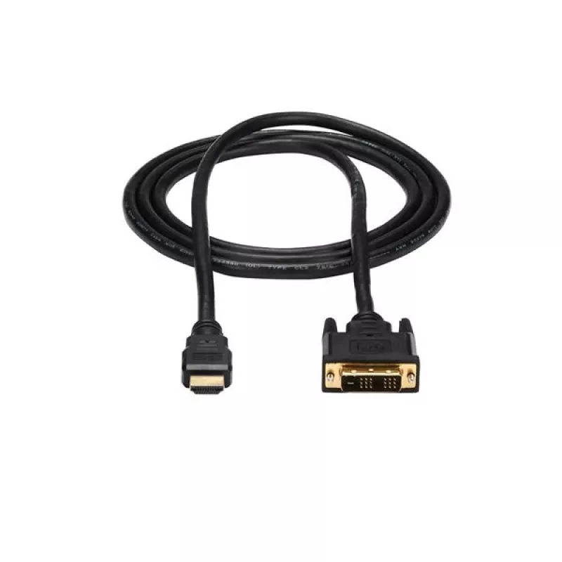 StarTech.com cavo HDMI a DVI-D da 6 ft - M/M, 1,8 m, HDMI, DVI-D, connettore maschio, connettore maschio, dritto