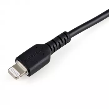 StarTech.com cavo USB-A a Lightning nero resistente da 15 cm – cavo di rete di ricarica/sincronizzazione USB Type-A a Lightning in fibra aramidica robusto – certificato Apple MFi per iPad/iPhone 12
