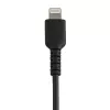 StarTech.com cavo USB-A a Lightning nero resistente da 15 cm – cavo di rete di ricarica/sincronizzazione USB Type-A a Lightning in fibra aramidica robusto – certificato Apple MFi per iPad/iPhone 12