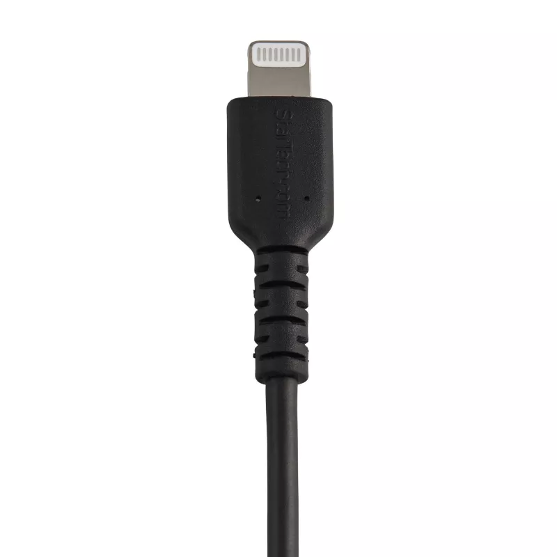 StarTech.com cavo USB-A a Lightning nero resistente da 15 cm – cavo di rete di ricarica/sincronizzazione USB Type-A a Lightning in fibra aramidica robusto – certificato Apple MFi per iPad/iPhone 12