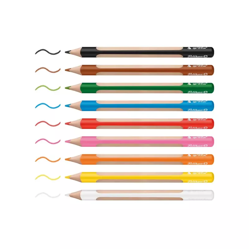 Pelikan griffix mix di matite colorate e a grafite (10 pz.)