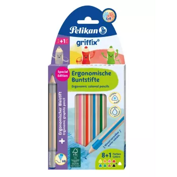 Matita acquerello Pelikan griffix multicolore 10 pz.