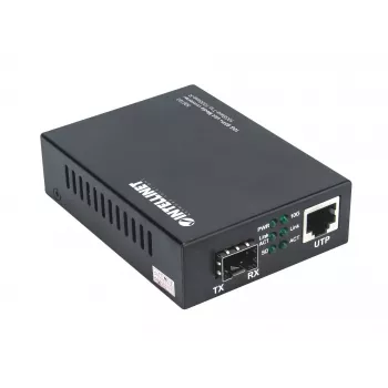 Intellinet convertitore di media da 10GBase-T a 10GBase-R, 1 x slot SFP+ 10 GB, 1 x porta RJ45 10GB