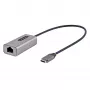 StarTech.com adattatore USB-C su Ethernet, adattatore di rete da USB 3.0 a Gigabit Ethernet – 10/100/1000 Mbit/s, adattatore USB-C su RJ45 Ethernet (GbE), cavo fisso da 30 cm, installazione senza driver