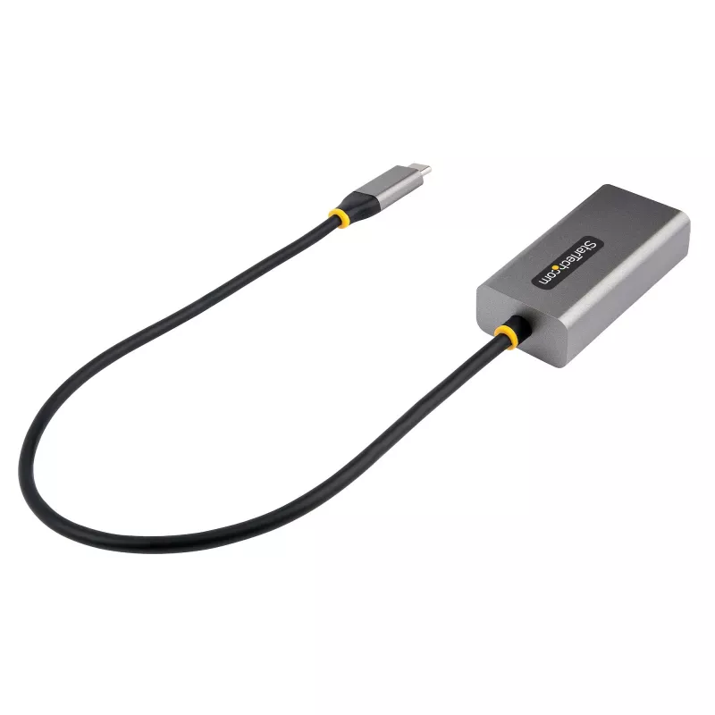 StarTech.com US1GC30B2 adattatore da USB-C a Gigabit Ethernet, USB 3.0, 10/100/1000 Mbps, ASIX AX88179A, cavo da 30 cm, grigio