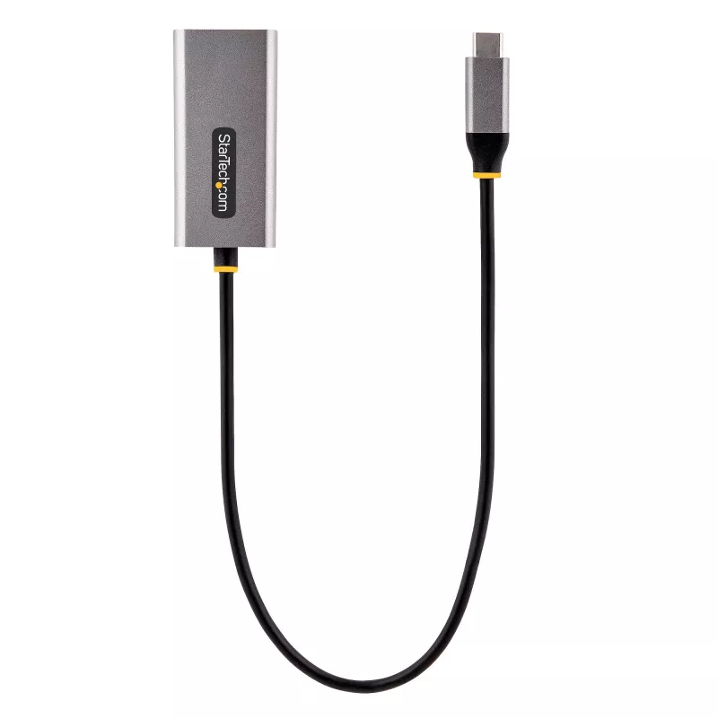 StarTech.com US1GC30B2 adattatore da USB-C a Gigabit Ethernet, USB 3.0, 10/100/1000 Mbps, ASIX AX88179A, cavo da 30 cm, grigio